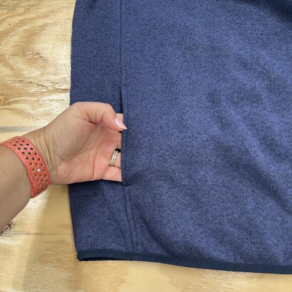 L.L. Bean 1/4 Snap Sweater Fleece Pullover Youth Size XL 18 Blue Outdoors Nature - Picture 6 of 12